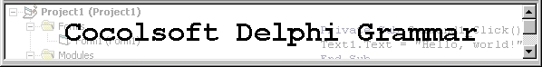 Cocolsoft Delphi Grammar